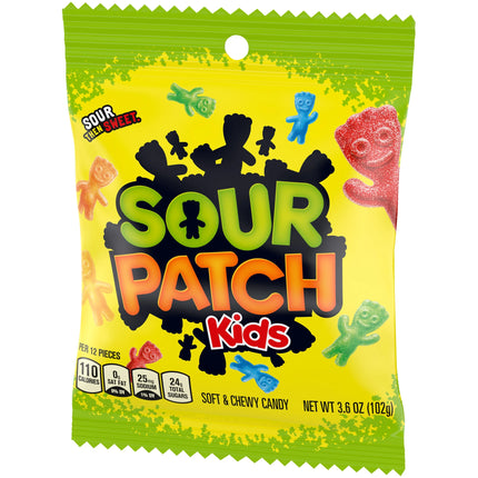SOUR PATCH KIDS Soft & Chewy Candy, 3.6 Oz