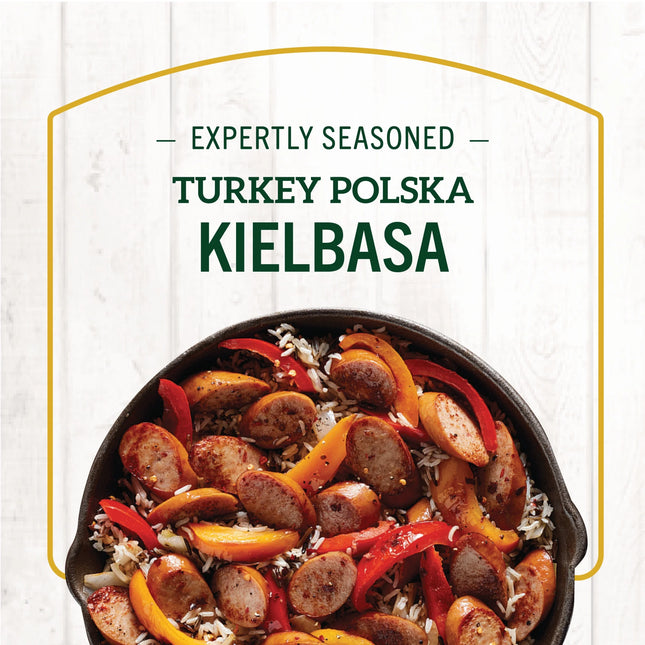 Hillshire Farm, Turkey Polska Kielbasa Smoked Sausage, Refrigerated 13 Oz Plastic Wrapper