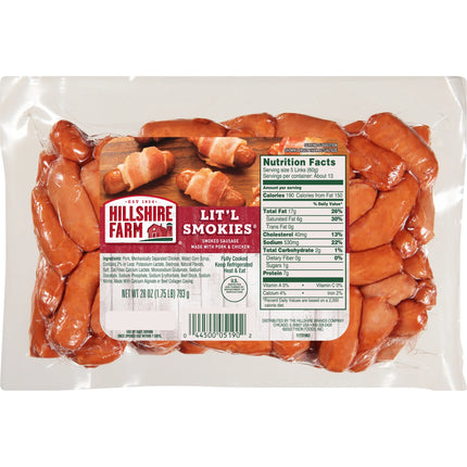 Hillshire Farm Lit'L Smokies Smoked Sausage, 28 Oz