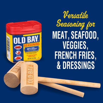 OLD BAY Gluten Free 30% Less Sodium Seasoning, 2.0 Oz Can
