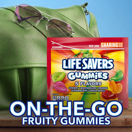 Life Savers 5 Flavors Summer Gummy Candy, Sharing Size - 14.5 Oz Bag