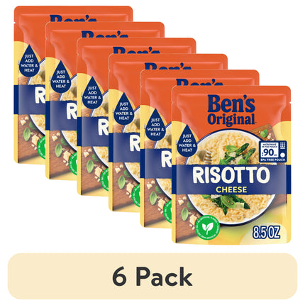 BEN'S ORIGINAL Ready Rice Cheese Risotto Flavored Rice, Easy Dinner Side, 8.5 Oz Pouch