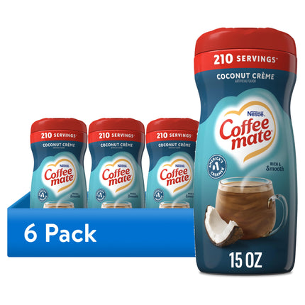 Nestle Coffee Mate Coconut Creme Powdered Coffee Creamer 15 Oz. Canister
