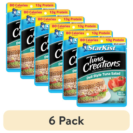 Starkist Tuna Creations, Deli Style Tuna Salad, 3 Oz Pouch