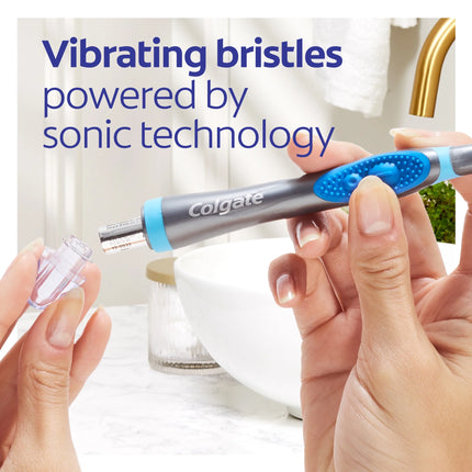 Colgate 360 Vibrate Deep Clean Battery Powered Adult Toothbrush, Soft, 1 AAA Battery Included