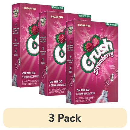 Crush Grape Powder Drink Mix, Sugar-Free, 6 Count