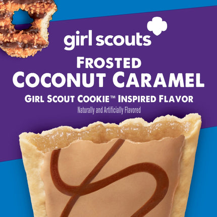 Pop-Tarts Frosted Coconut Caramel Toaster Pastries, Breakfast Foods, Shelf-Stable, 27 Oz (16 Count)