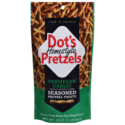 Dot'S Pretzels Parmesan Garlic Seasoned Pretzel Twists Snack, 16 Oz