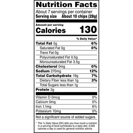 Stacy'S Simply Naked Baked Pita Snack Chips, 7.33 Oz Bag
