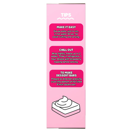 Jell-O No Bake Strawberry Cheesecake Dessert Kit with Strawberry Topping, Filling Mix and Crust Mix, 19.6 Oz Box