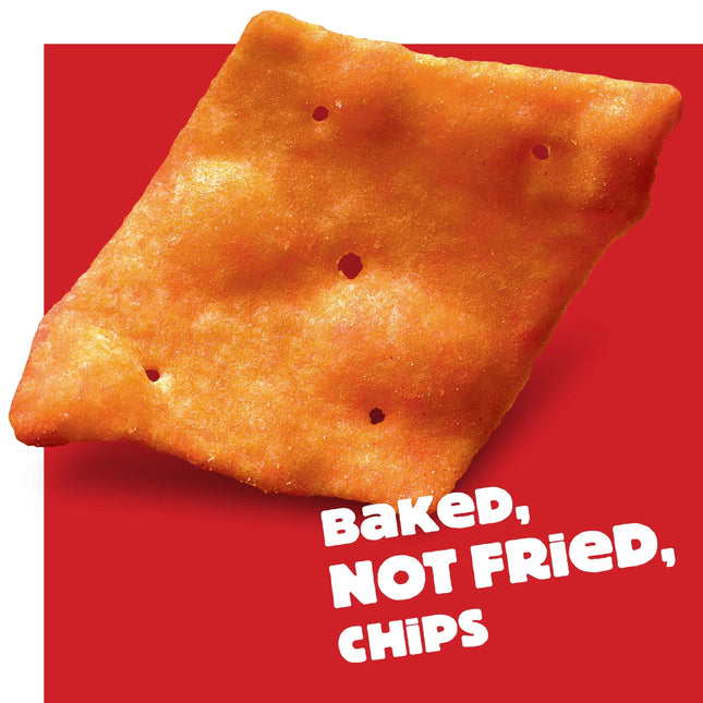 Cheez-It Snap'D Double Cheese Cracker Chips, Thin Crisps, 7.5 Oz