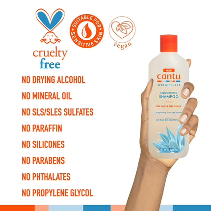 Cantu Weightless Smoothing Shampoo, 13.5 Fl.Oz.