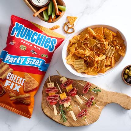 Munchies Cheese Fix Party Size Snack Chips, 13 Ounce Bag
