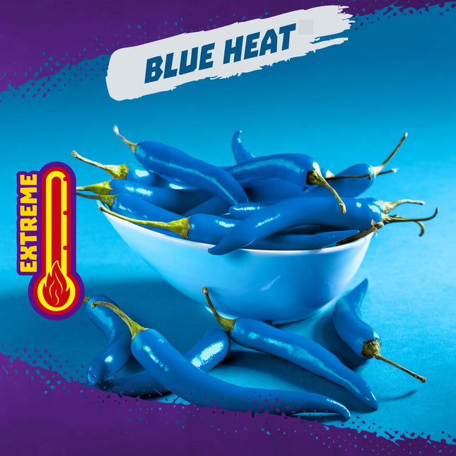 Takis Blue Heat 9.9 Oz Sharing Size Bag, Hot Chili Pepper Rolled Tortilla Chips