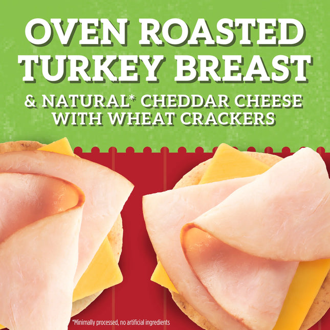 Hillshire Farm Protein Snack Pack, Turkey, Cheddar Cheese, Wheat Crackers, 2.76 Oz