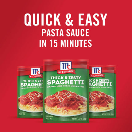 Mccormick Thick and Zesty Spaghetti Sauce Seasoning Mix, 1.37 Oz Packet