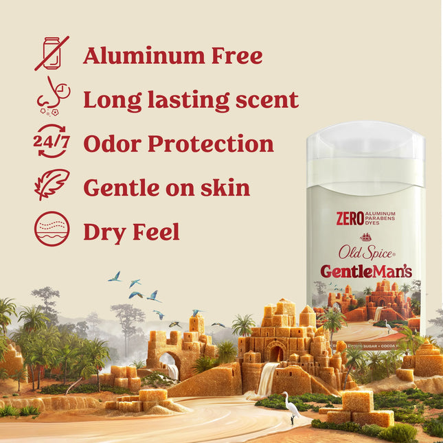 Old Spice Gentleman'S Collection Deodorant Stick for Men, Brown Sugar & Cocoa Butter, 3.0 Oz