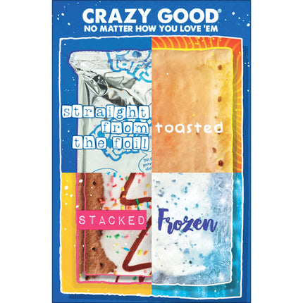 Pop-Tarts Frosted Cookies and Creme Toaster Pastries, Breakfast Foods, Shelf-Stable, 13.5 Oz (8 Count)