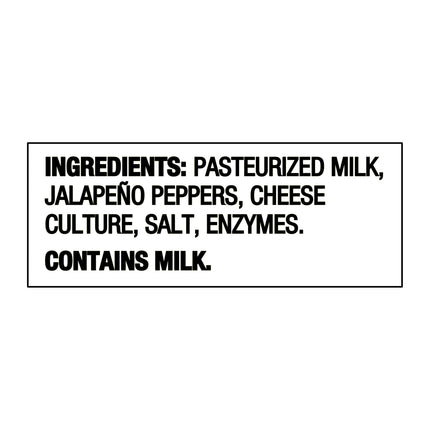 Great Value Pepper Jack Deli Style Sliced Cheese, 8 Oz Package, 12 Slices