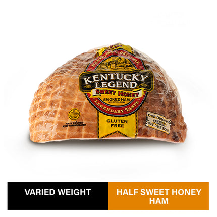 Kentucky Legend Sweet Honey Boneless Half Ham, Fully Cooked, 3.2-5.5 Lb