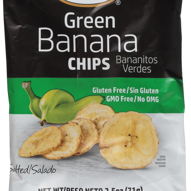 Grace Green Banana Chips, 2.5 Oz Bag