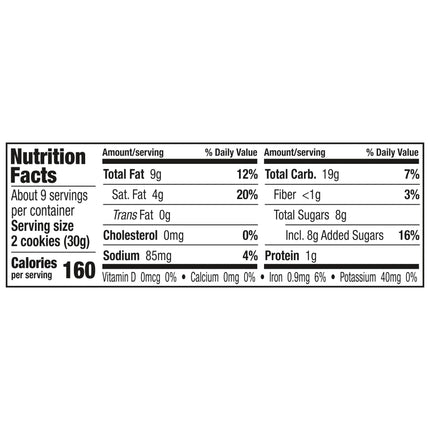Keebler Chips Deluxe Coconut Baked Cookies, 9.45Oz