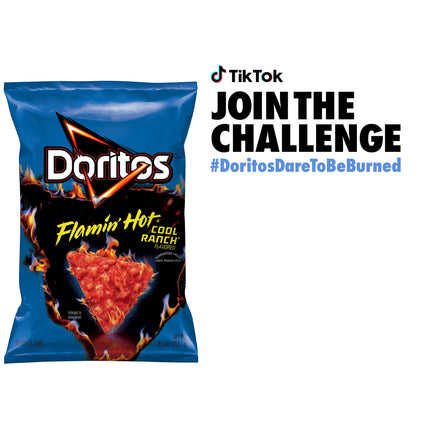 Doritos Flamin' Hot Cool Ranch Flavored Tortilla Chips, 9.25 Oz Bag