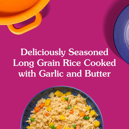 BEN'S ORIGINAL Ready Rice Butter and Garlic Flavored Rice, Easy Dinner Side, 8.8 OZ Pouch