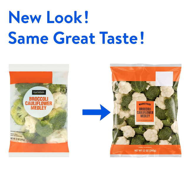 Fresh Marketside Broccoli and Cauliflower, 12 Oz