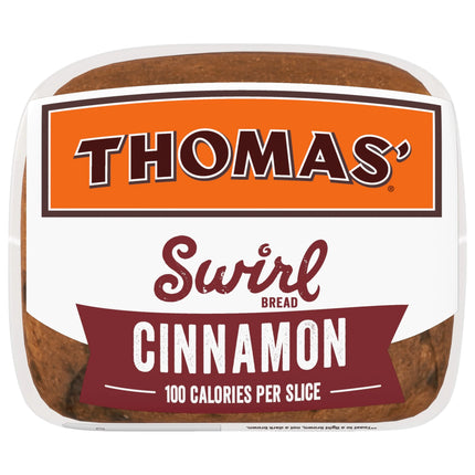 Thomas' Cinnamon Swirl Bread, 16 Oz, Cinnamon Bread, Bag