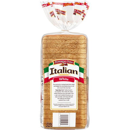 Pepperidge Farm Italian White Seedless Bread, 20 Oz. Bag