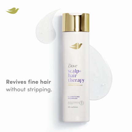 Dove Scalp + Hair Therapy Density Boost Clarifying Shampoo, 9.25 Oz