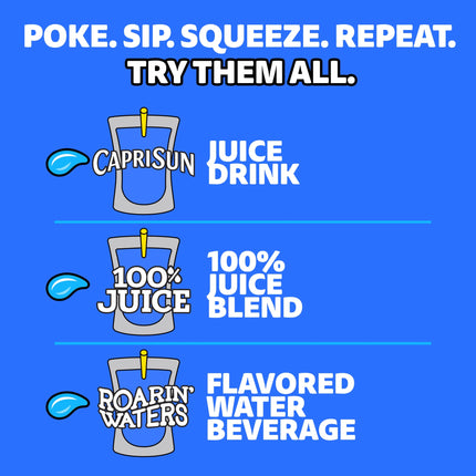 Capri Sun Strawberry Kiwi Juice Box Pouches, 10 Ct Box, 6 Fl Oz Pouches, Liquids