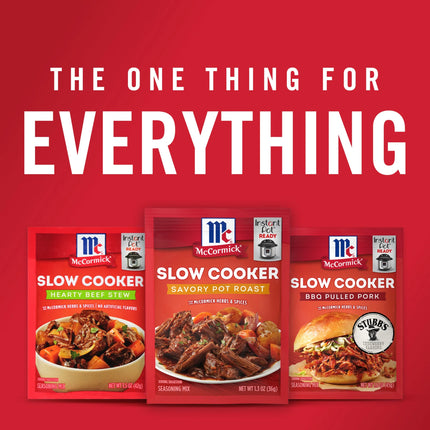 Mccormick Slow Cooker Savory Pot Roast Seasoning Mix, 1.3 Oz Packet