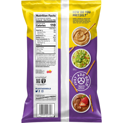 Rold Gold Pretzel Sticks Snacks, 16 Oz Bag