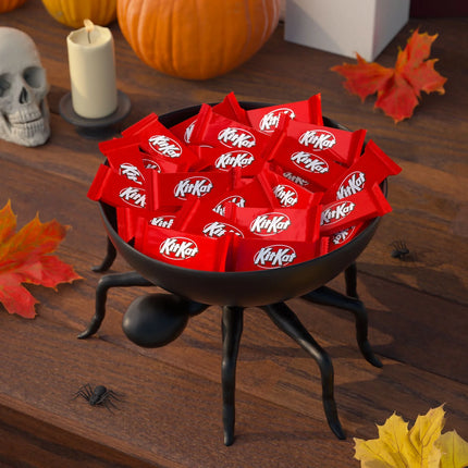 Kit Kat Milk Chocolate Wafer Snack Size Halloween Candy, Jumbo Bag 20.1 Oz