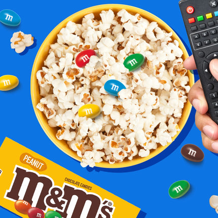 M&M'S Peanut Milk Chocolate Candy Theater Box - 3.1 Oz Box