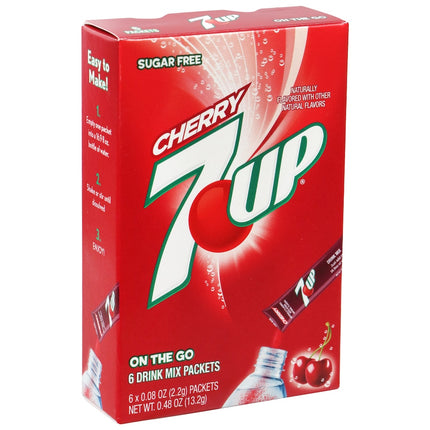7Up Cherry Powdered Drink Mix, 6-ct.