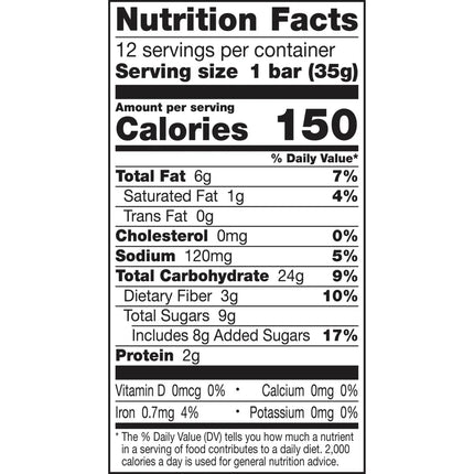 Nature Valley Soft Baked Oatmeal Squares, Cinnamon Brown Sugar, 12 Bars, 14.88 Oz
