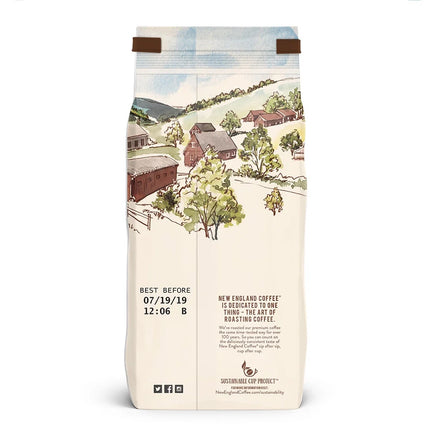 New England Coffee Chocolate Cappuccino, Medium Roast, Ground Coffee, 11 Oz