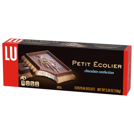 Lu Petit Ecolier European Milk Chocolate Biscuit Cookies, 5.29 Oz