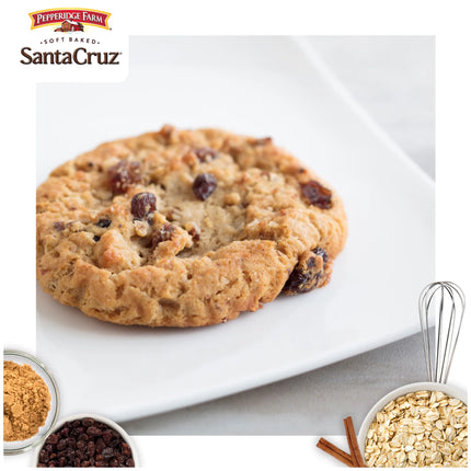 Pepperidge Farm Santa Cruz Soft Baked Oatmeal Raisin Cookies, 8.6 Oz Bag (8 Cookies)