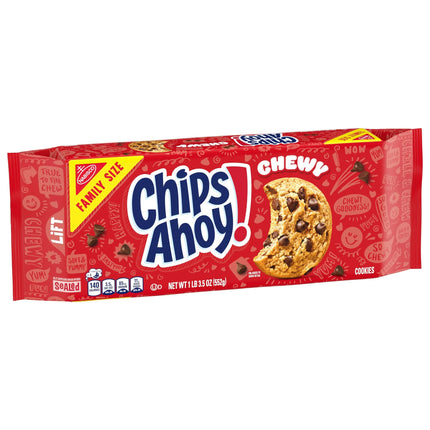 CHIPS AHOY! Chewy Chocolate Chip Cookies, Family Size, 19.5 Oz