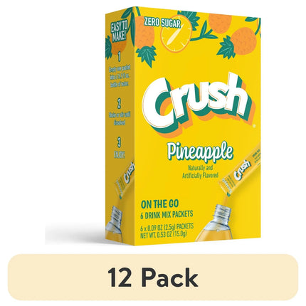 Crush Grape Powder Drink Mix, Sugar-Free, 6 Count