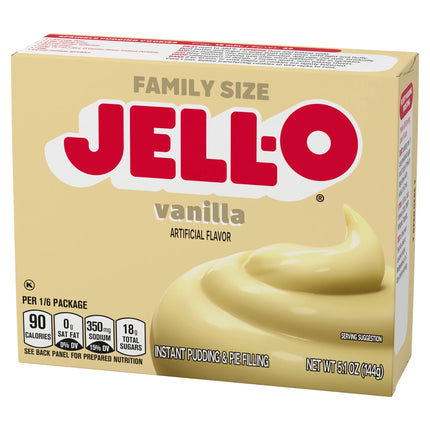 Jell-O Vanilla Instant Pudding Mix & Pie Filling, 5.1 Oz. Box