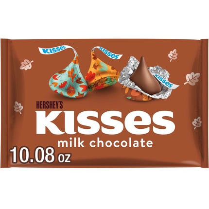 HERSHEY'S KISSES Milk Chocolate, Halloween Candy Bag, 10.08 Oz