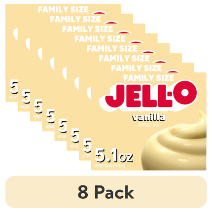 Jell-O Vanilla Instant Pudding Mix & Pie Filling, 5.1 Oz. Box