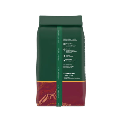 Starbucks Arabica Beans Cinnamon Dolce, Naturally Flavored, Ground Coffee, 11 Oz