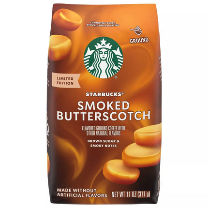 Starbucks Smoked Butterscotch Medium Roast Ground Coffee - 11Oz