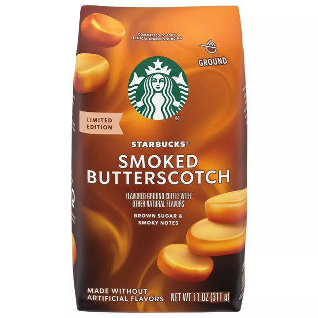 Starbucks Smoked Butterscotch Medium Roast Ground Coffee - 11Oz